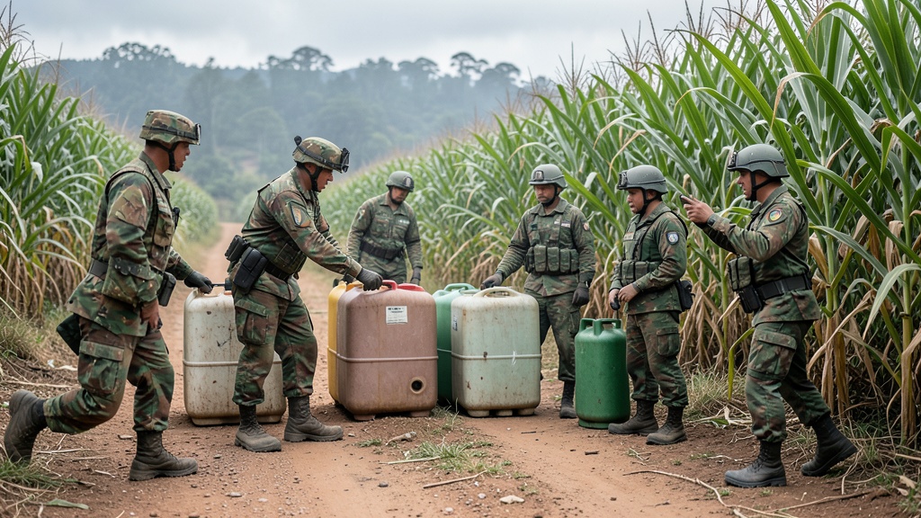 Ejército detiene a dos militares y un civil en Latacunga por tráfico de diésel destinado a minería ilegal