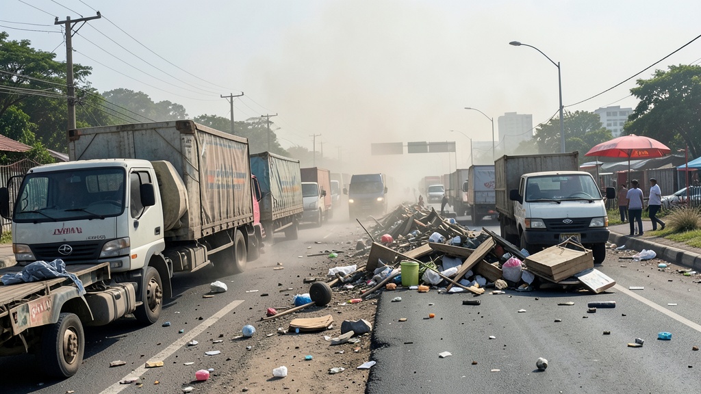 Gobierno declara emergencia vial Cuenca-Girón-Pasaje por deslizamientos