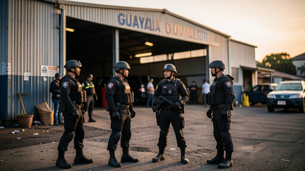 Desarticulan red de extorsión en Guayaquil con 12 aprehendidos y allanamientos operativos