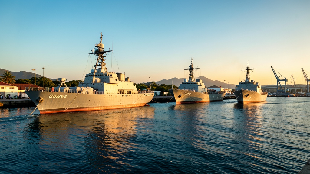 Buques de la Armada ecuatoriana zarpan hacia Perú para maniobras navales internacionales