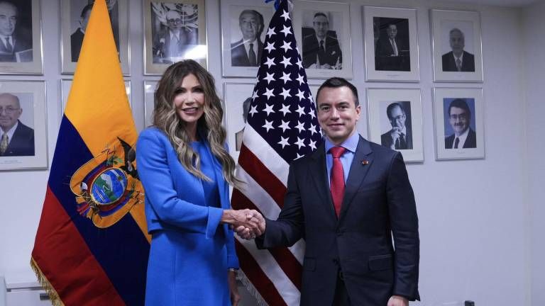 Noboa y Noem ratifican alianza estratégica para combatir el narcotráfico en Ecuador
