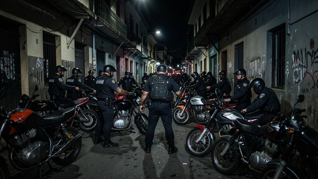Policía retiene más de 100 motocicletas tuning en Guayaquil tras operativo nocturno contra el crimen