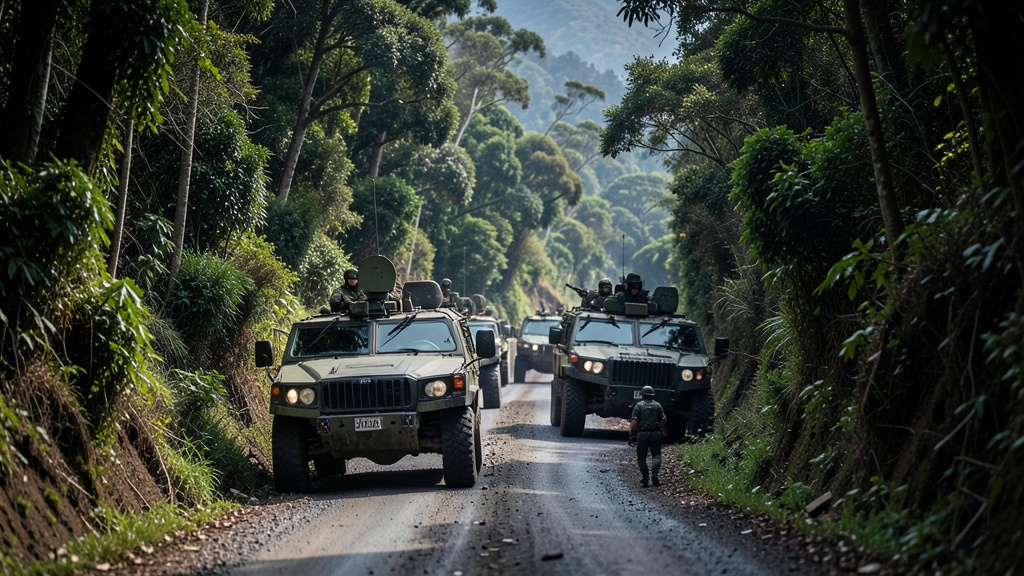 Fuerzas Armadas destruyen campamentos y maquinaria de minería ilegal en Azuay y la Amazonía