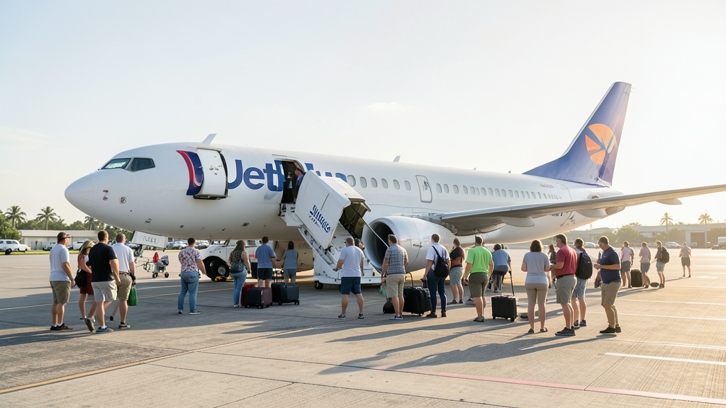 JetBlue cierra bases en Newark y LaGuardia para expandirse en Florida
