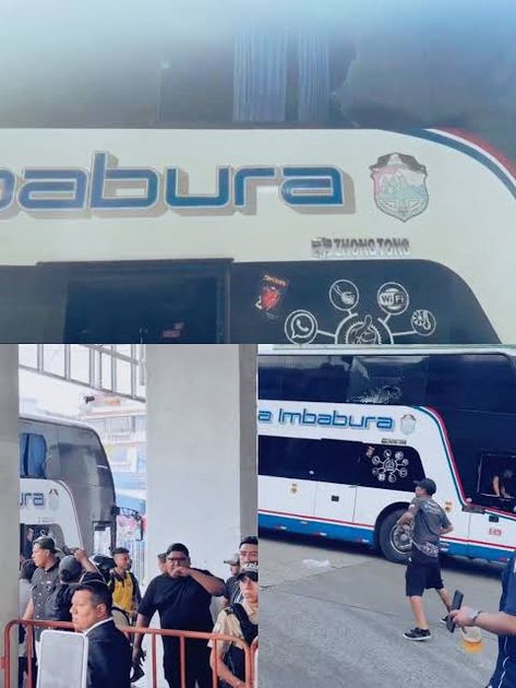Incidentes previos al clásico: Botellazo contra bus de Barcelona SC