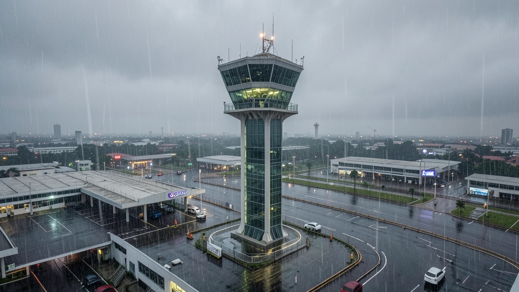 ATM confirma que la Aerovía de Guayaquil opera con normalidad a pesar de las intensas precipitaciones