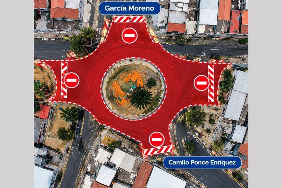 Intendencia ordena cierre total del Redondel de Conocoto por cuatro días en Semana Santa