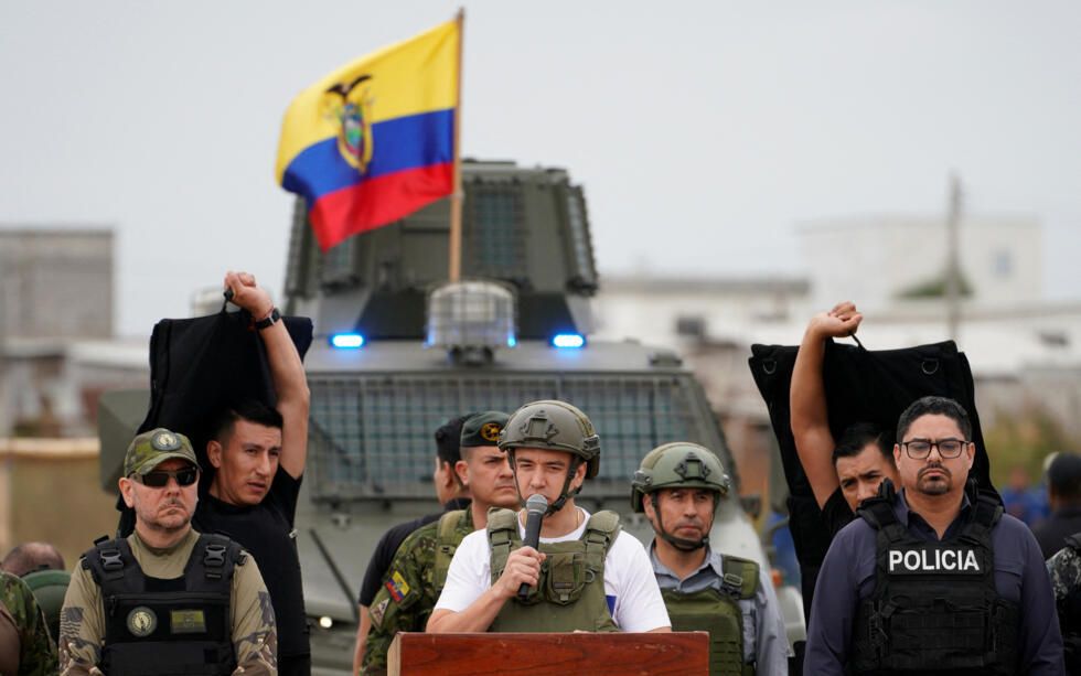 Ecuador apuesta por la mano dura contra las mafias en medio del conflicto internacional