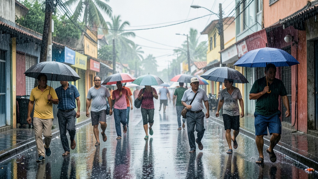 Inamhi emite alerta por lluvias intensas hasta el lunes 13 en Ecuador