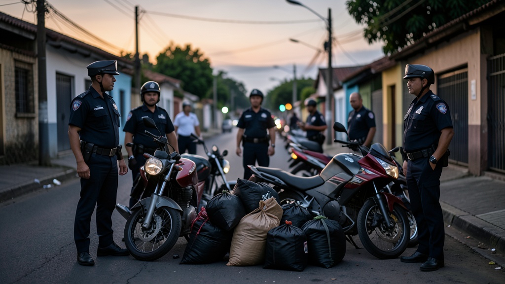 Policía incauta droga y motos robadas en Guayaquil tras intento de asesinato