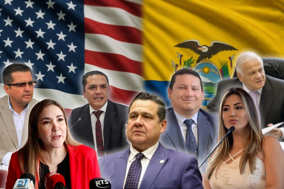 EE.UU. sanciona a siete exfuncionarios ecuatorianos por vínculos con narcoterrorismo