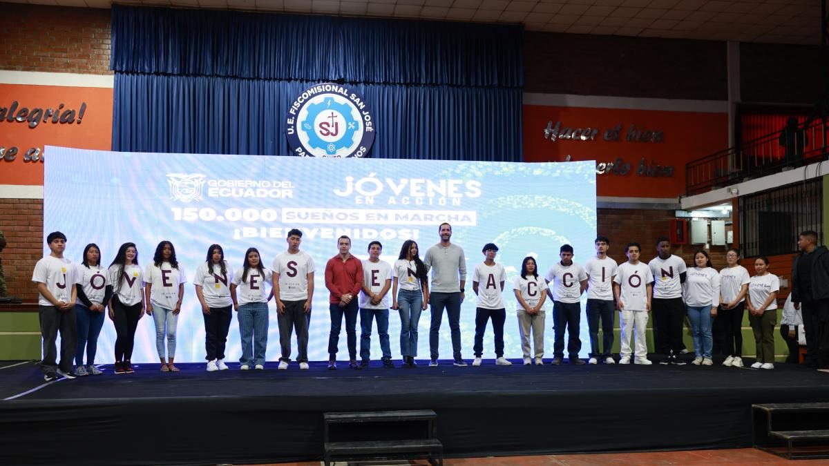 Gobierno de Daniel Noboa lanza nueva etapa del programa Jóvenes en Acción desde el 30 de octubre