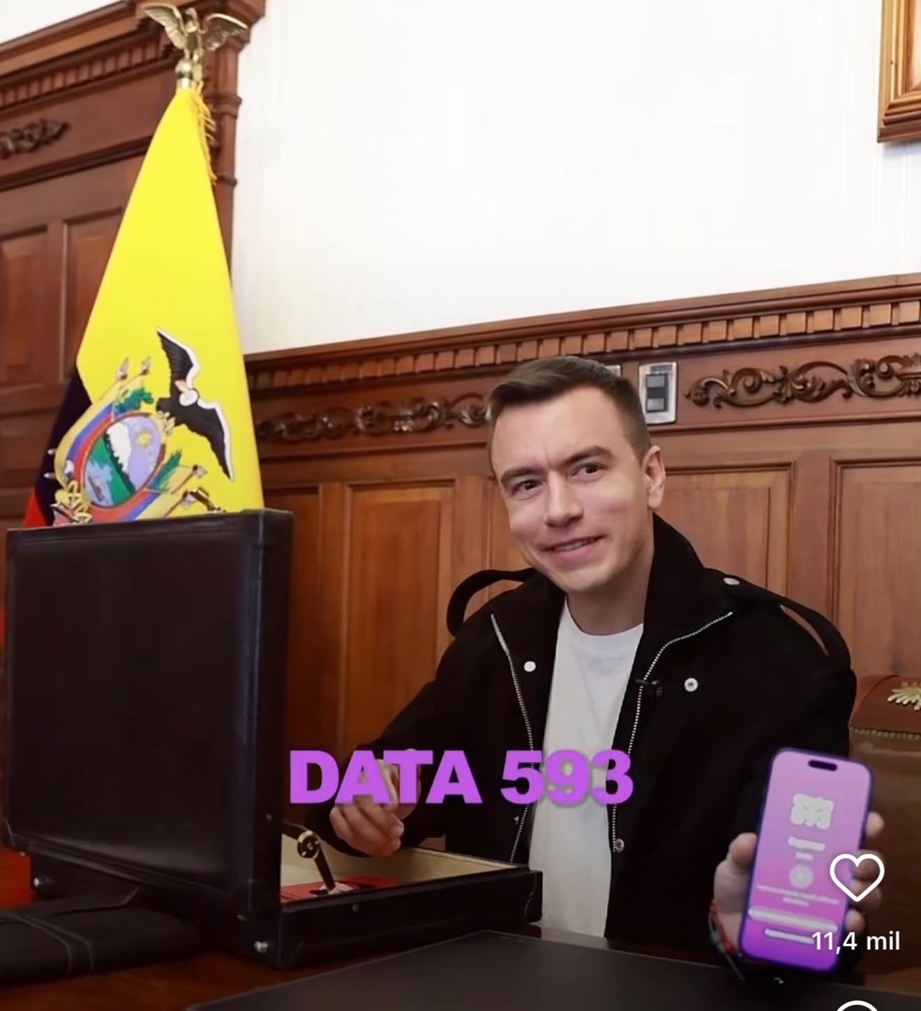 Gobierno impulsa Data 593 para centralizar trámites públicos y reducir la burocracia estatal