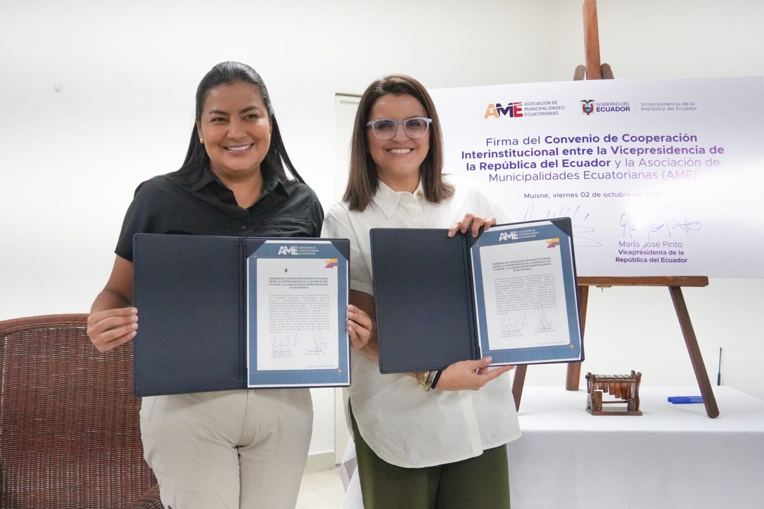 Gobierno nacional y AME firman alianza estratégica contra la desnutrición infantil en Ecuador