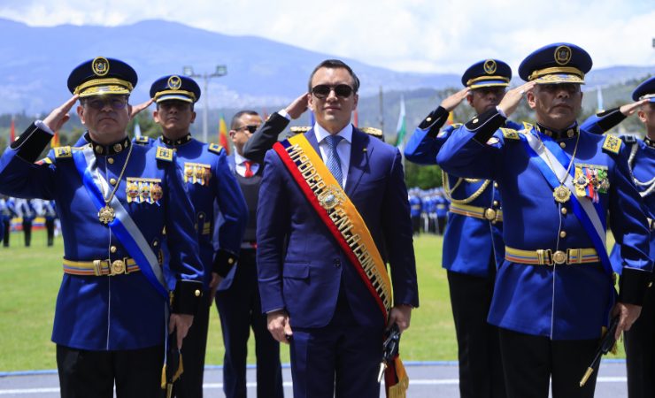 Daniel Noboa consolida aprobación al 43,88% con seguridad como eje central de su gobierno
