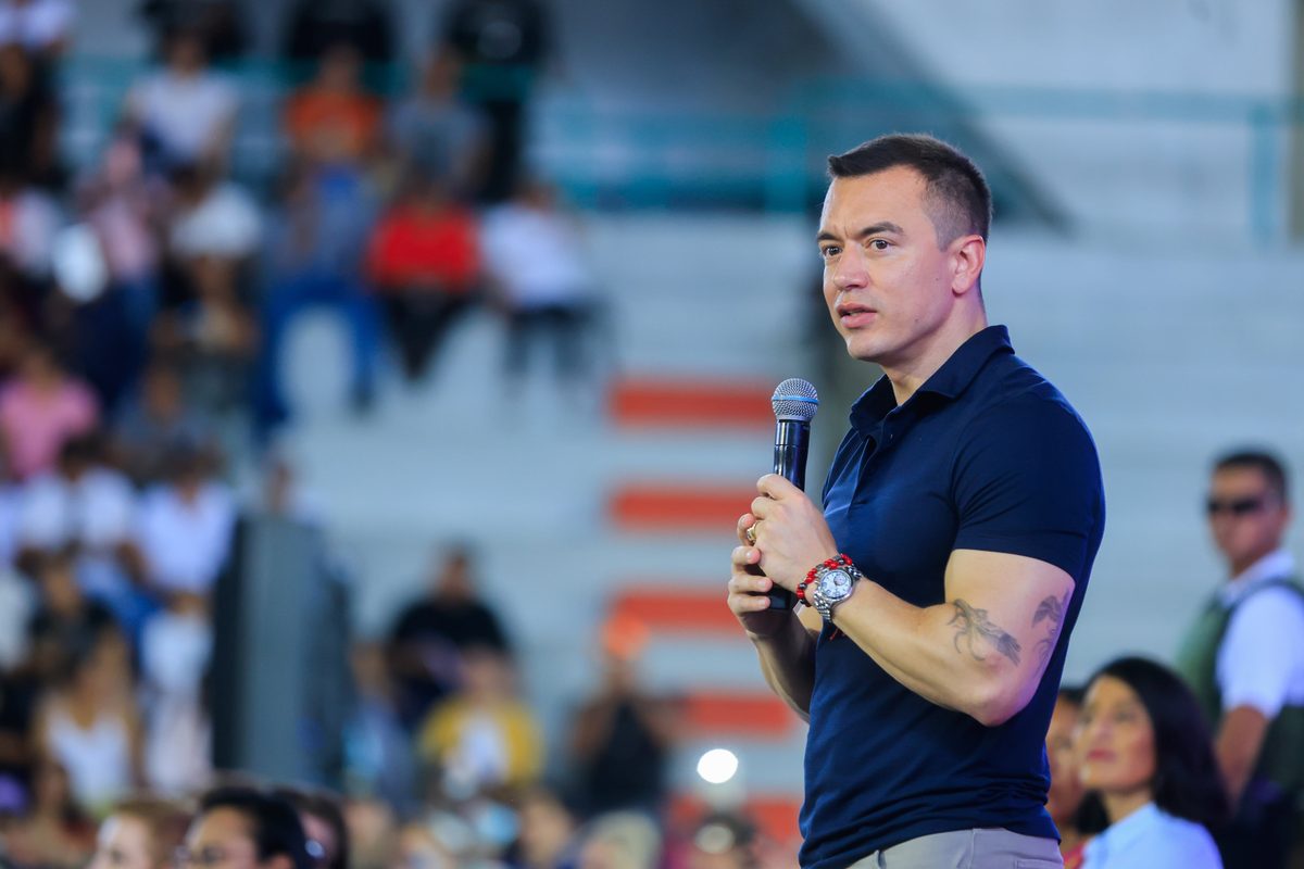 Daniel Noboa apuesta por un equilibrio en política exterior entre EE. UU. y China sin cerrar puertas