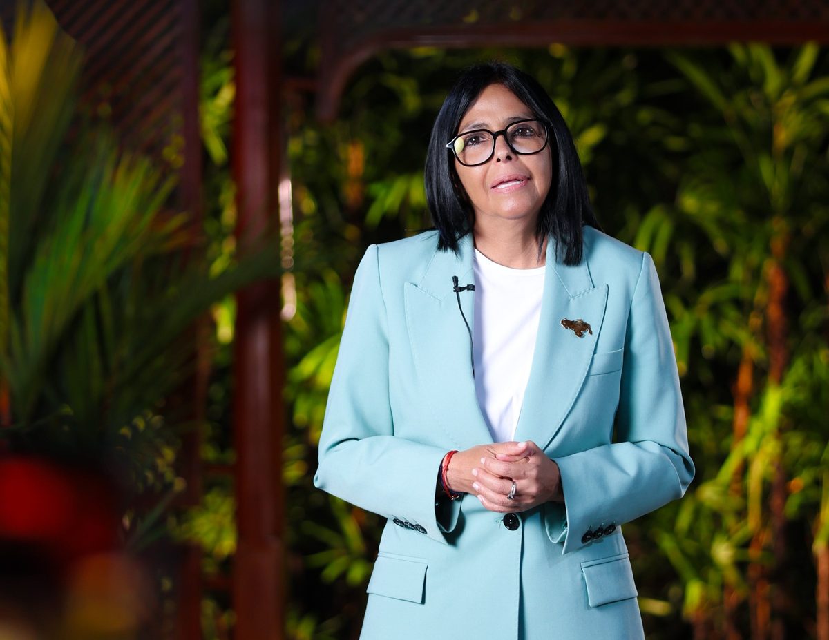 Delcy Rodríguez anuncia 'acuerdo histórico' petrolero entre Venezuela y EE.UU. bajo mandato de Trump