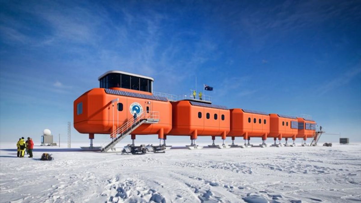 Ingeniería de vanguardia: cómo los edificios futuristas resisten el hielo extremo en la Antártida