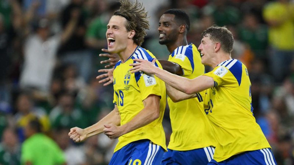 Suecia golea a Túnez y se coloca líder absoluto del Grupo F en la clasificación mundial