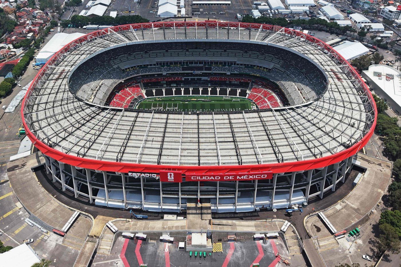 El histórico Estadio Azteca se prepara para ser la sede inaugural del Mundial 2026