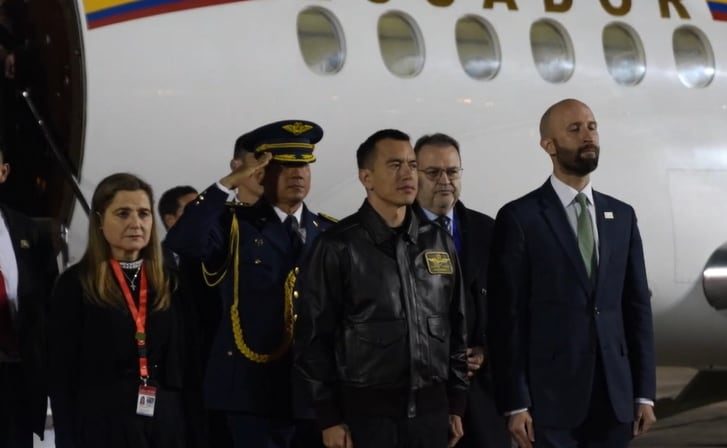 Daniel Noboa llega a Paraguay para impulsar agenda pro-mercado en cumbre del Mercosur
