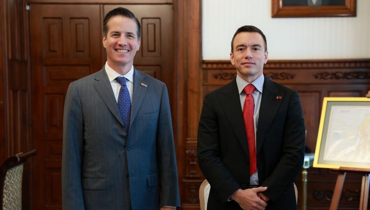 Daniel Noboa y Bernie Moreno refuerzan alianza estratégica en seguridad y lucha contra el narcotráfico