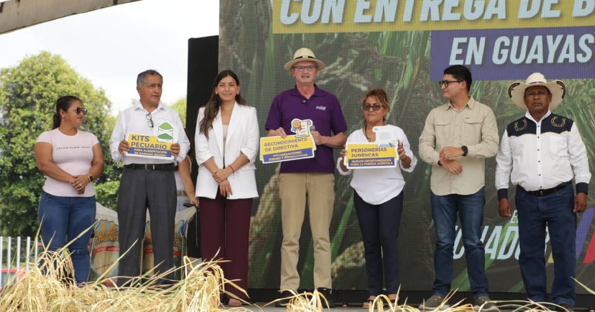 Gobierno de Noboa invierte USD 792.500 en productores de Guayas