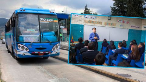 Ministerio de Educación mantiene horario de 07:45 pese a reducción de jornada de transportistas en Quito