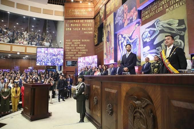 Asamblea Nacional aprueba informe de labores del presidente Daniel Noboa
