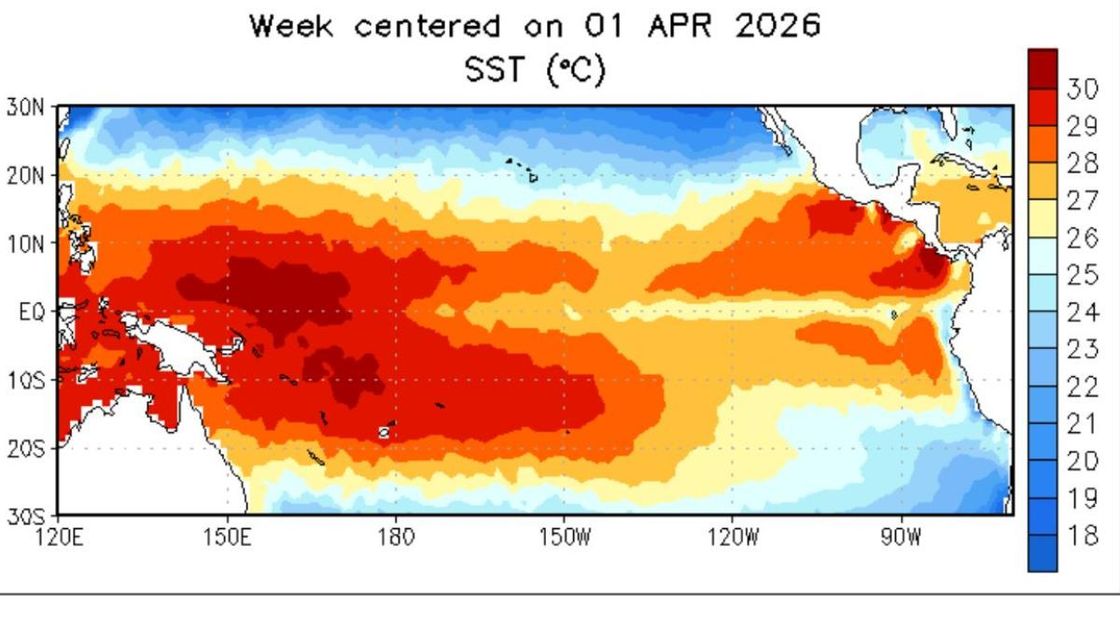 NOOA confirma probabilidad de El Niño fuerte y sus efectos en Ecuador