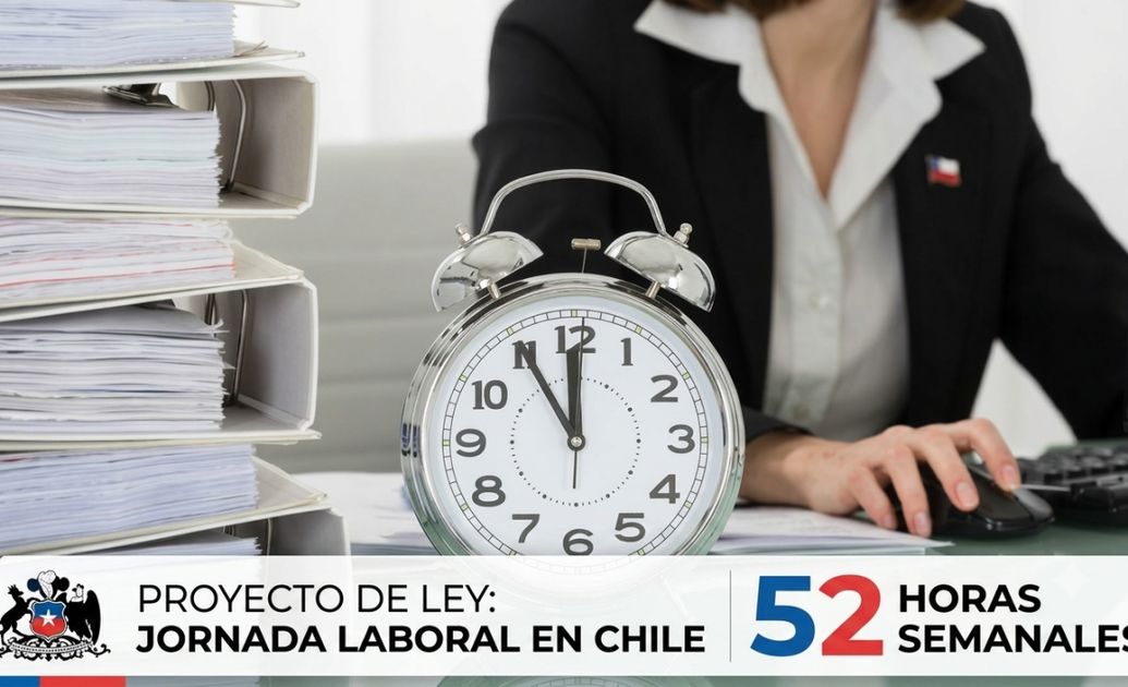 Chile propone extender jornada laboral a 52 horas y revierte reforma de Boric