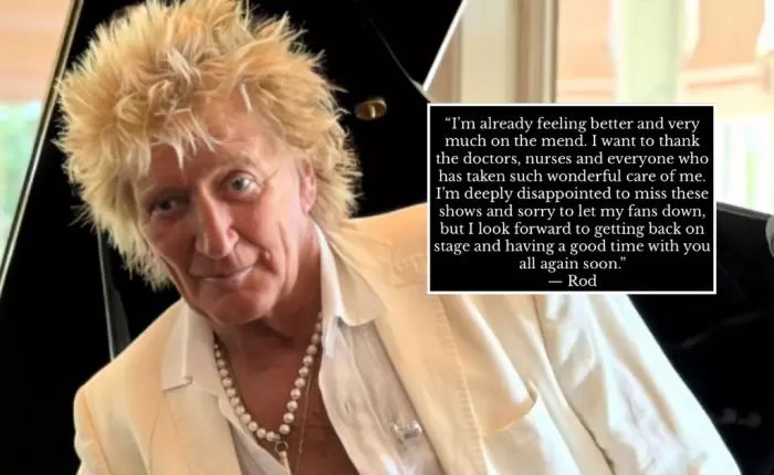 Rod Stewart cancela gira por intervención cardíaca y ordenan reposo