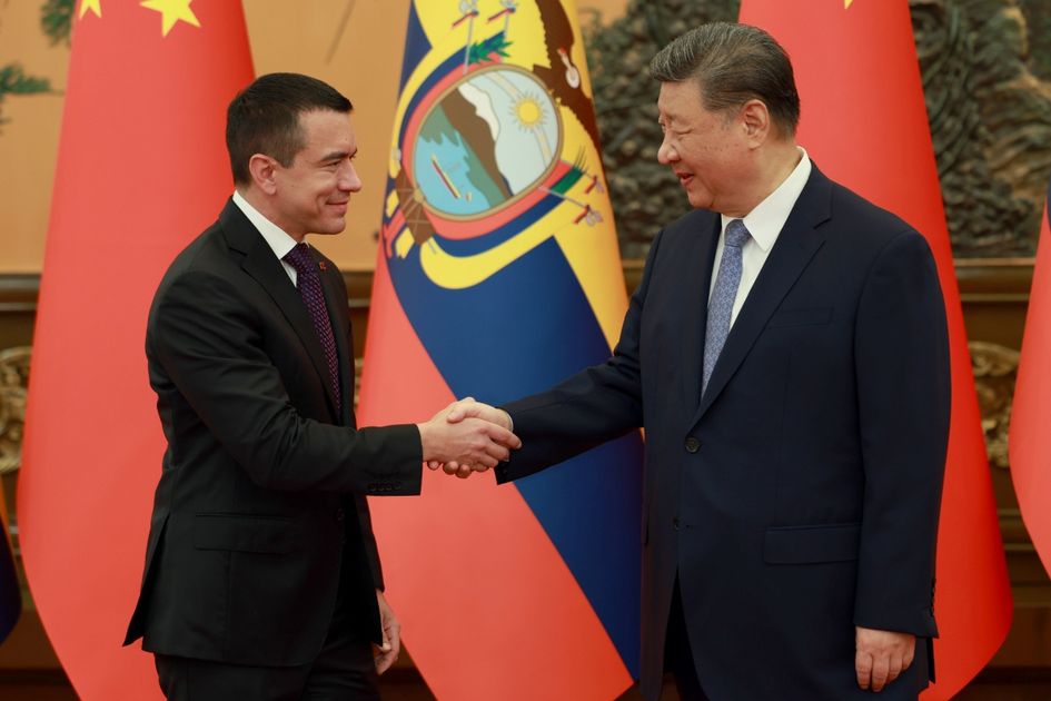 Presidente Noboa viaja a China para reforzar alianzas estratégicas y comercio bilateral