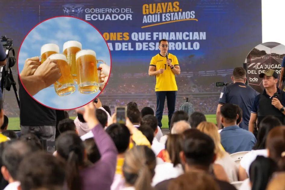 Noboa elimina ICE de la cerveza al 0% para dinamizar economía del Mundial