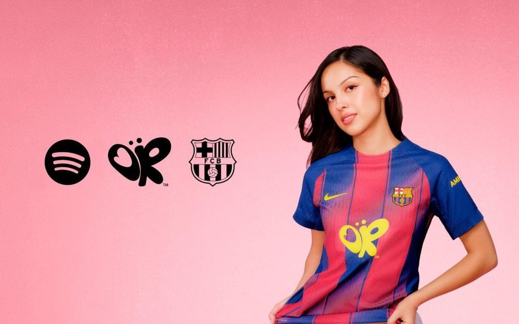 Olivia Rodrigo lidera la camiseta del FC Barcelona para el Clásico