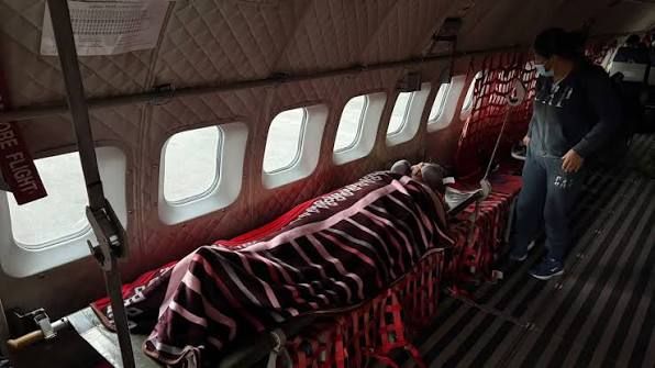 Fuerza Aérea traslada menor con urgencia desde Quito a Guayaquil