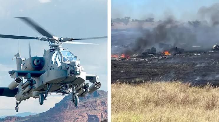 Helicóptero Apache del Ejército de EE.UU. se estrella en Texas; dos soldados mueren