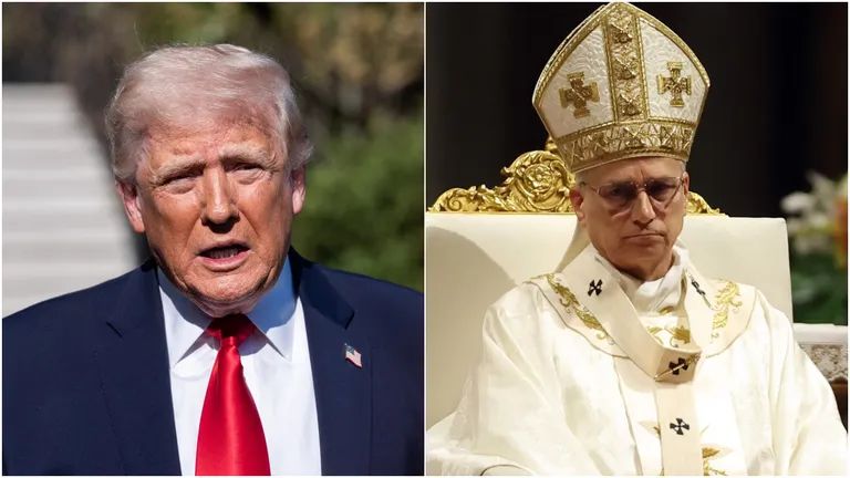 Trump critica al papa León XIV por su postura considerada débil contra el crimen organizado global