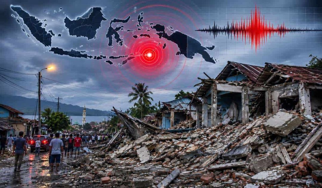 Terremoto de magnitud 7,7 en Indonesia activa alerta de tsunami en el océano Índico