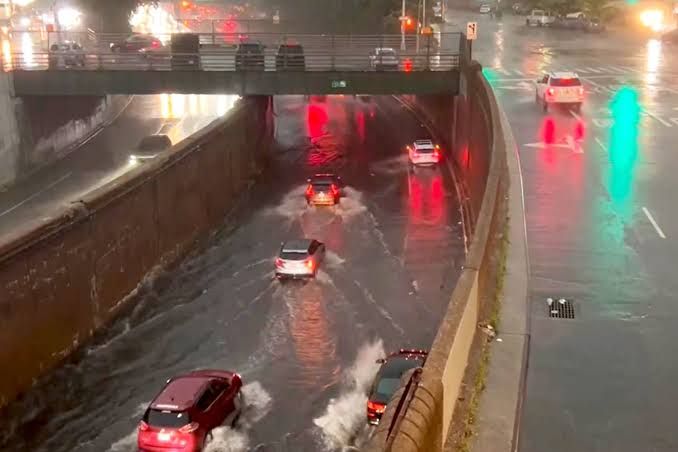 Alerta por inundaciones en Nueva York y Nueva Jersey por lluvias