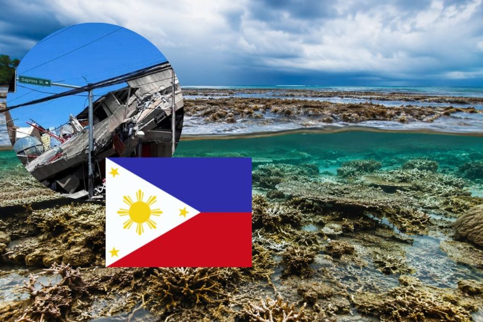 Terremoto en Filipinas eleva lecho marino dos metros: 65 muertos