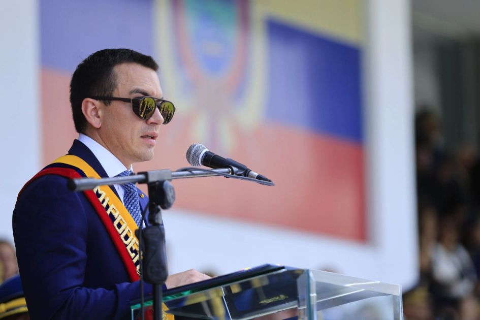 Noboa advierte que no hay acuerdos con Colombia sin compromiso real contra el narcoterrorismo