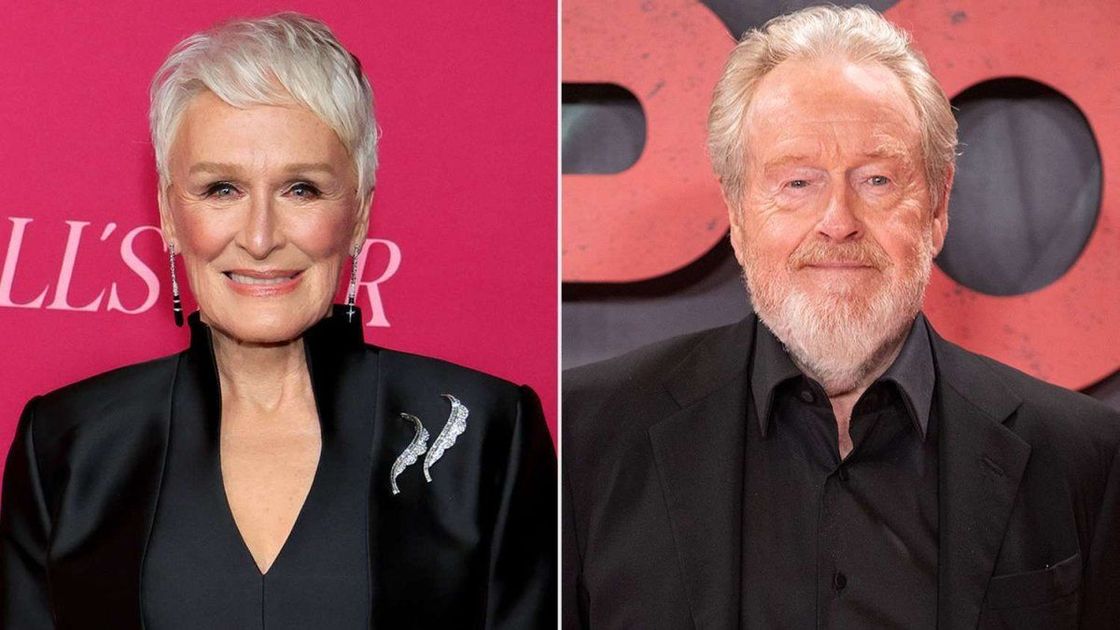 Glenn Close y Ridley Scott recibirán Óscar honorífico por su trayectoria