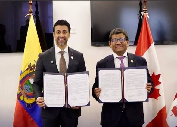 Ecuador consolida su agenda de apertura comercial con Canadá