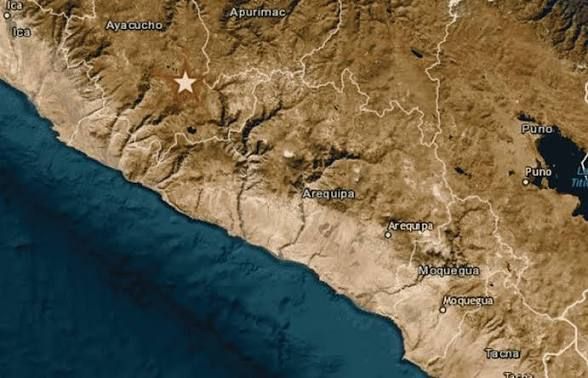 Terremoto 7,2 sacudió Perú cerca de Coracora a gran profundidad