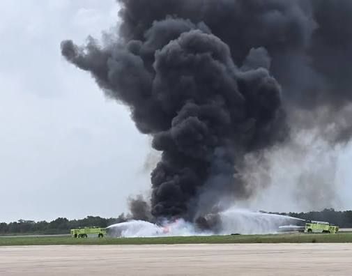 Avión ejecutivo se estrella al intentar aterrizar de emergencia en República Dominicana