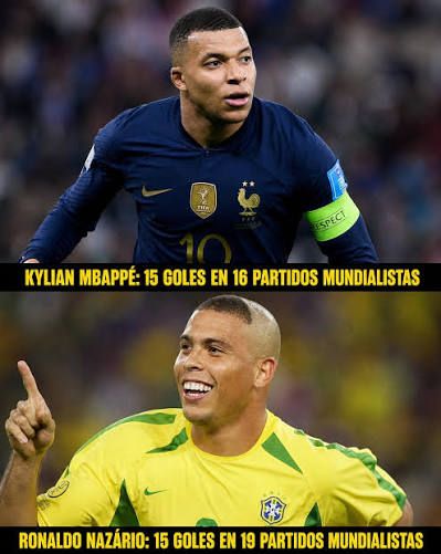 Mbappé igualó a Ronaldo Nazário y alcanza los 15 goles históricos