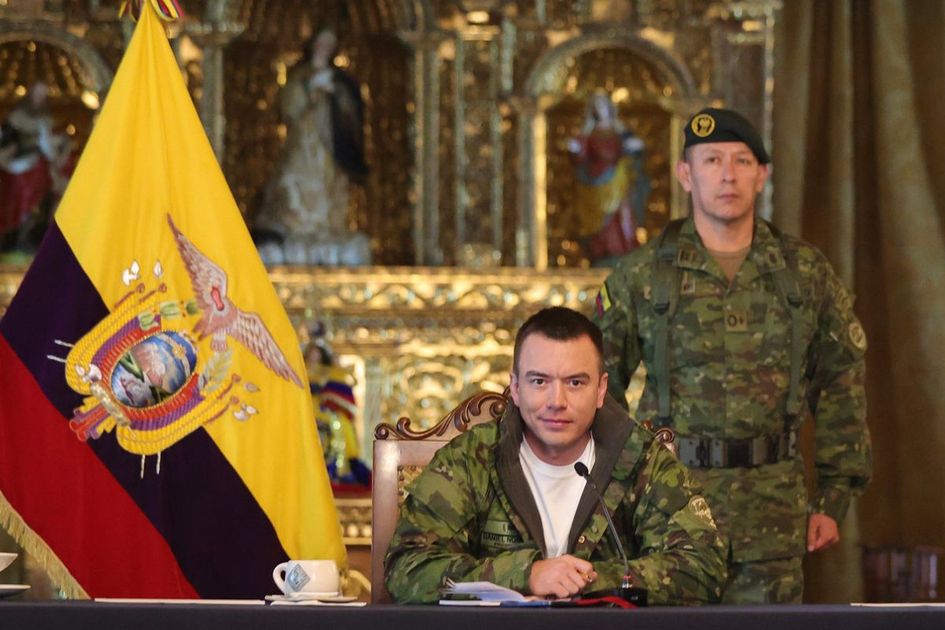 El presidente Daniel Noboa refuerza la estrategia de seguridad nacional contra el crimen organizado en Ecuador