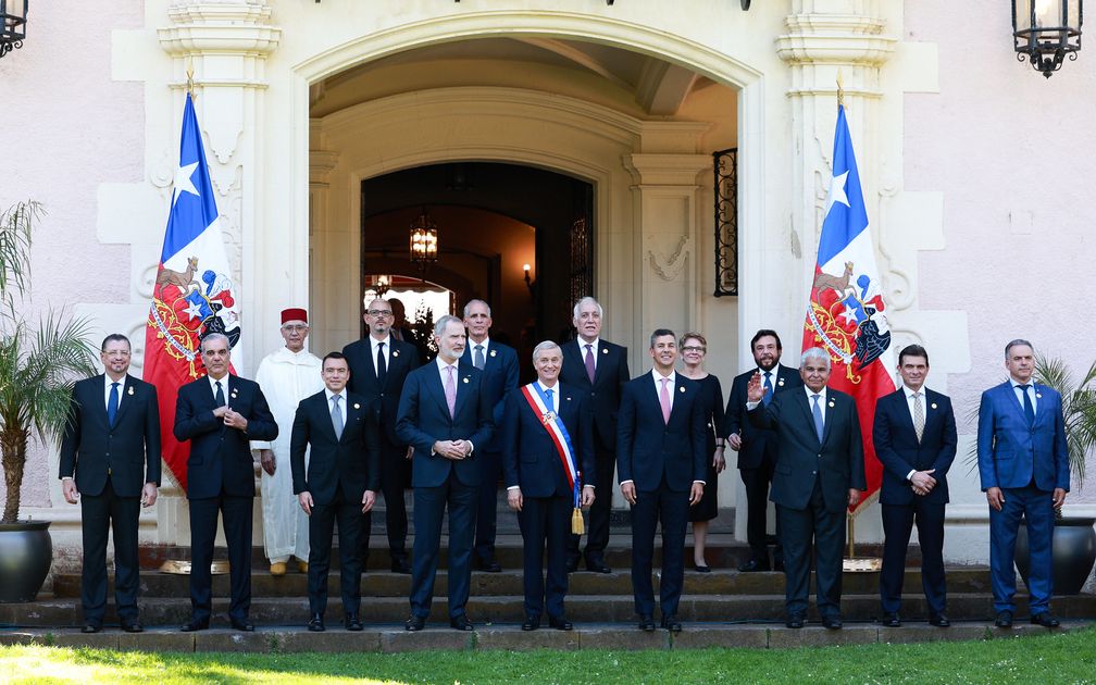 Noboa junto a presidentes de Panamá, Argentina y Paraguay en evento