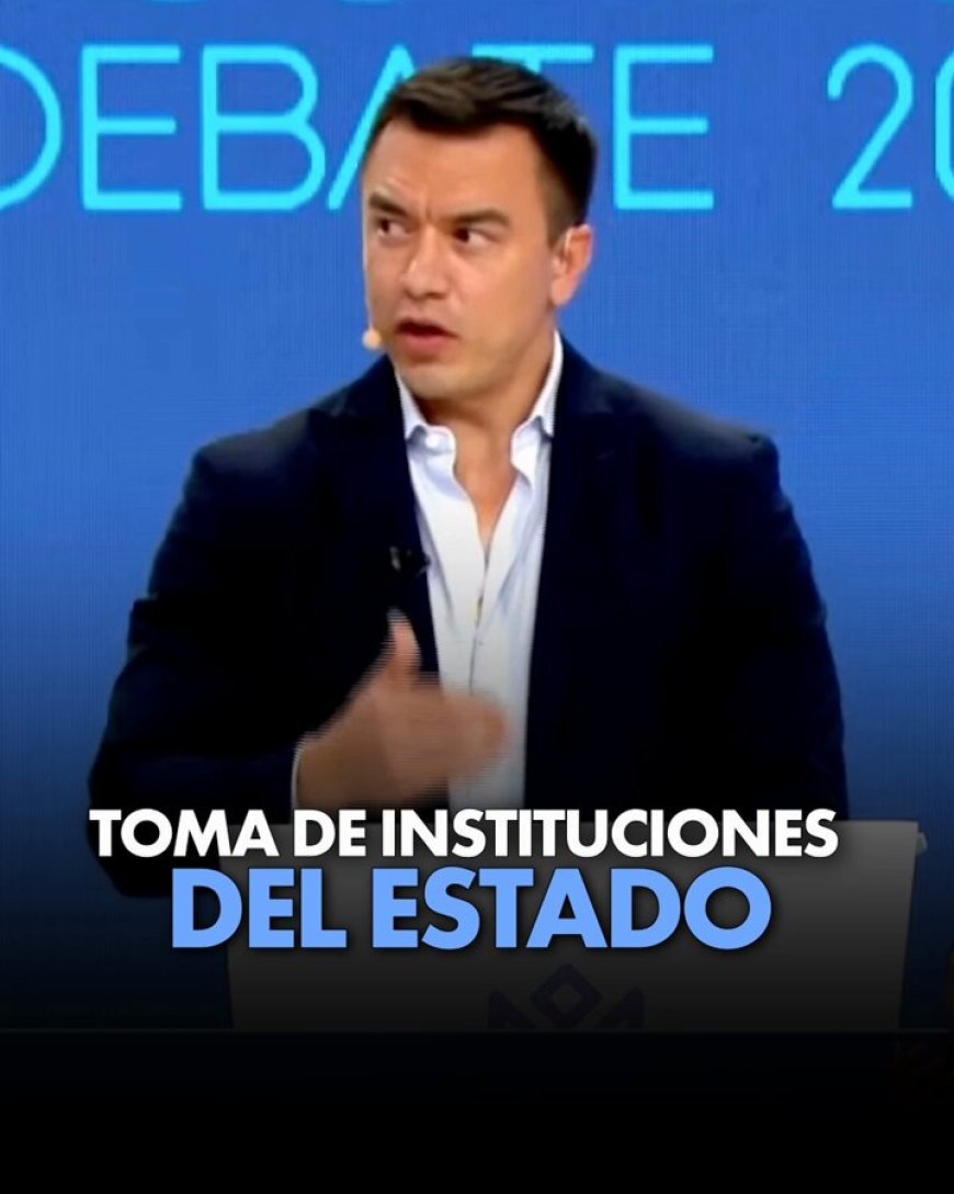 Daniel Noboa expone chat de corrupción que incluye a Luisa González y RC5